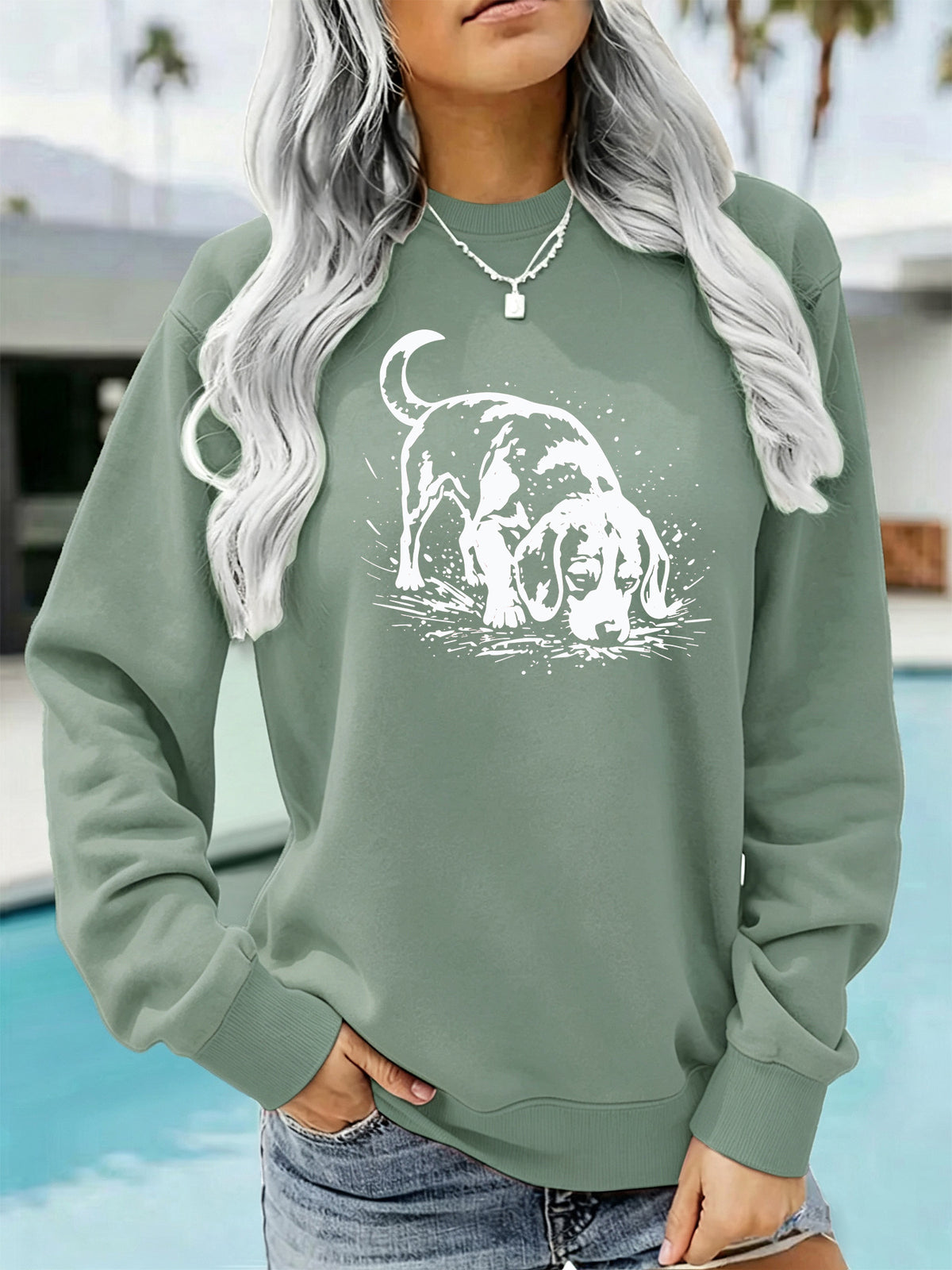 Bottom long sleeved fleece hoodie