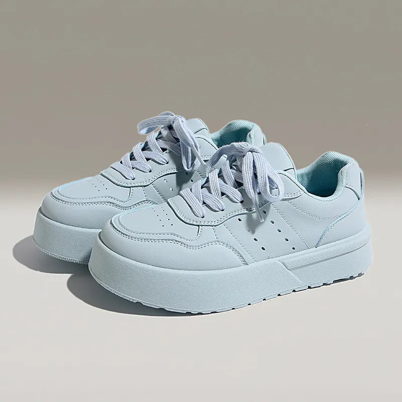Lace Up Platform Athletic Sneakers