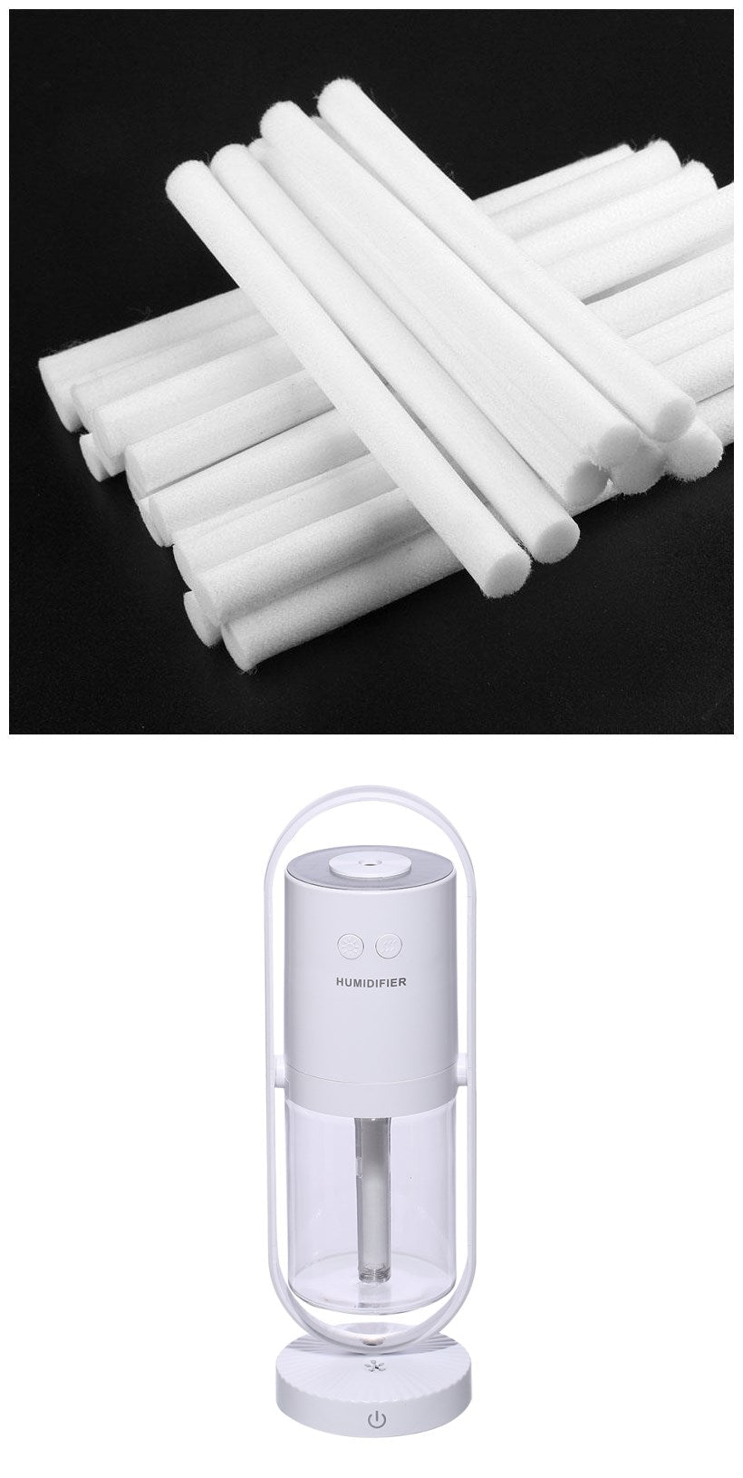 Ultraschall-Luftbefeuchter 200 ml – Leiser Aroma Diffuser mit LED-Licht, Nebelverteiler für Zuhause, Büro & Schlafzimmer {{ DaniFest }}