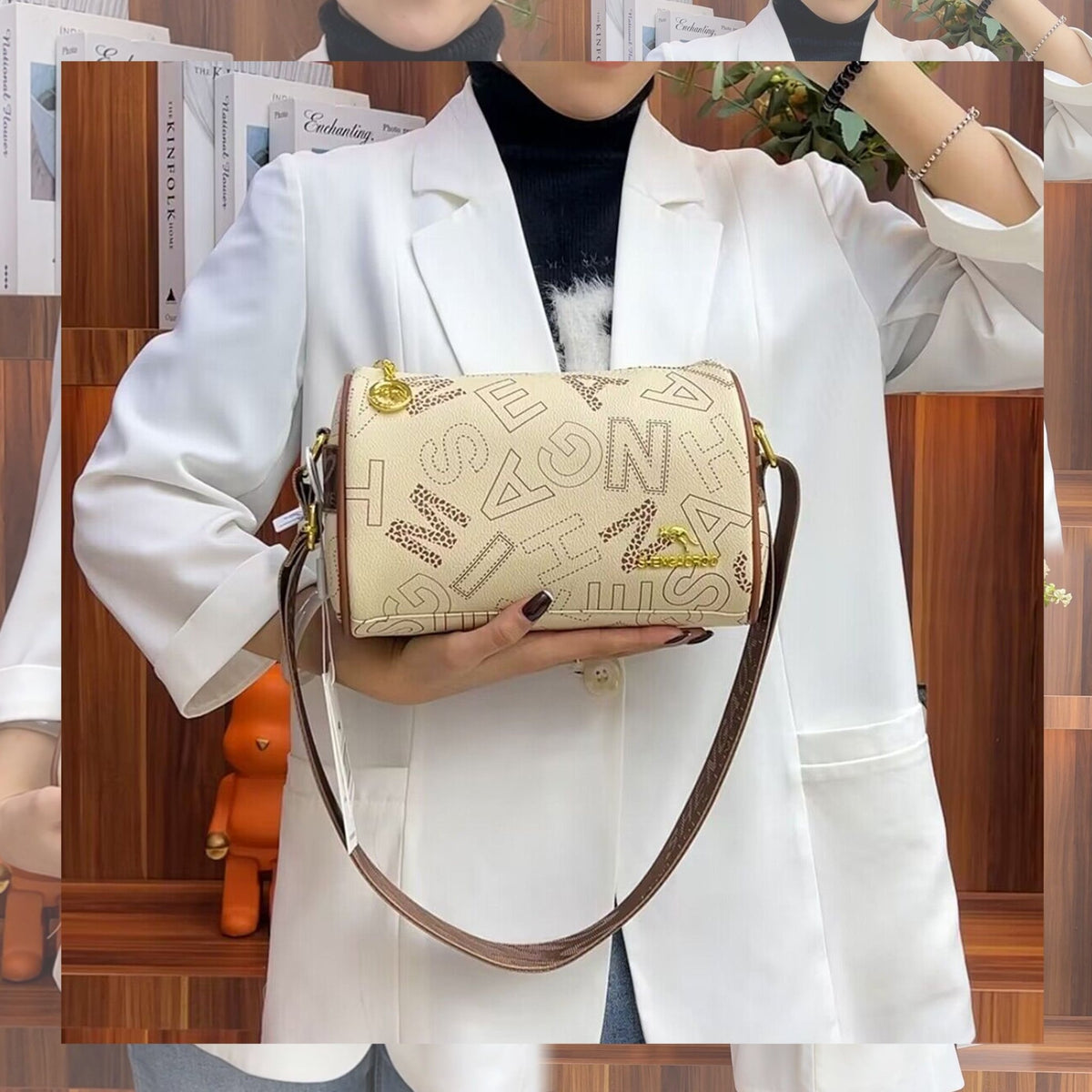 Stylische Damen Schulter-Umhängetasche aus hochwertigem PVC – Dein perfekter Begleiter für jeden Tag {{ DaniFest }}