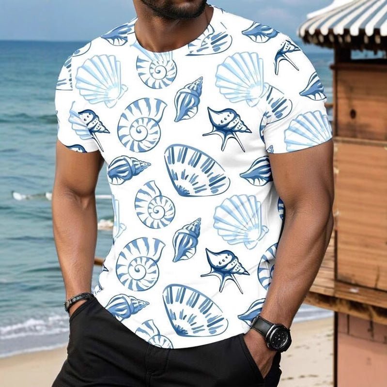 Herren Sommer T-Shirt mit Cartoon-Print – Bequemer Relaxed Fit für jeden Anlass {{ DaniFest }}
