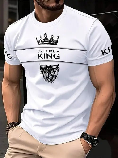 Herren Sommer T-Shirt mit Cartoon-Print – Bequemer Relaxed Fit für jeden Anlass {{ DaniFest }}
