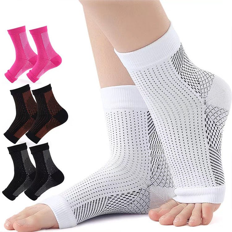 Kompressionssocken Damen & Herren – Sport Socken mit Knöchelstütze, Open-Toe & Atmungsaktiv {{ DaniFest }}
