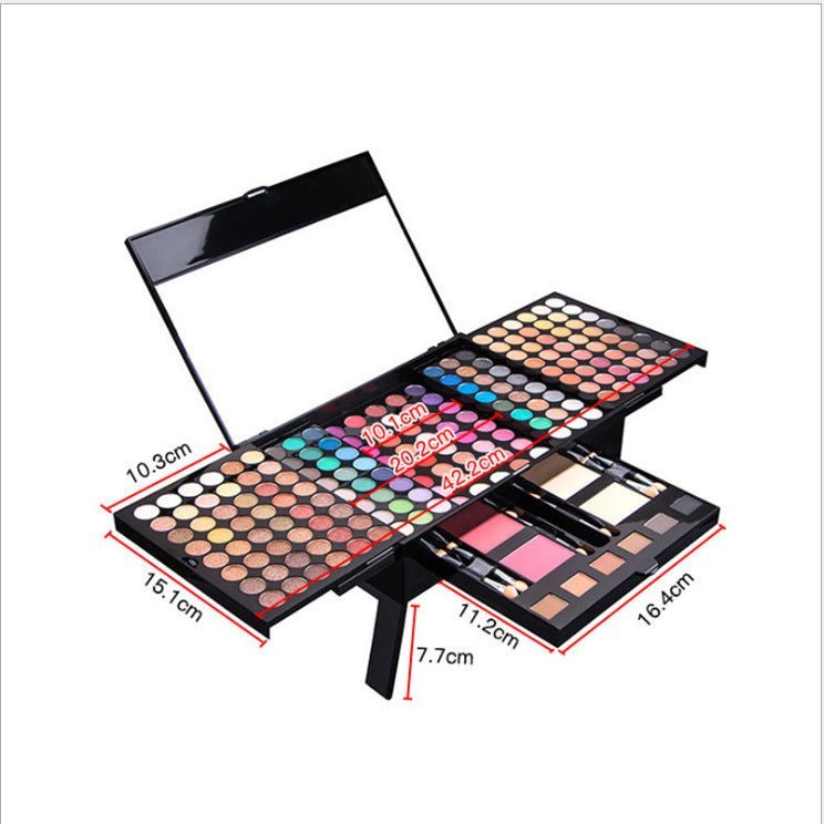 Lidschatten-Palette 194 Farben – Verpackung und Produktgröße