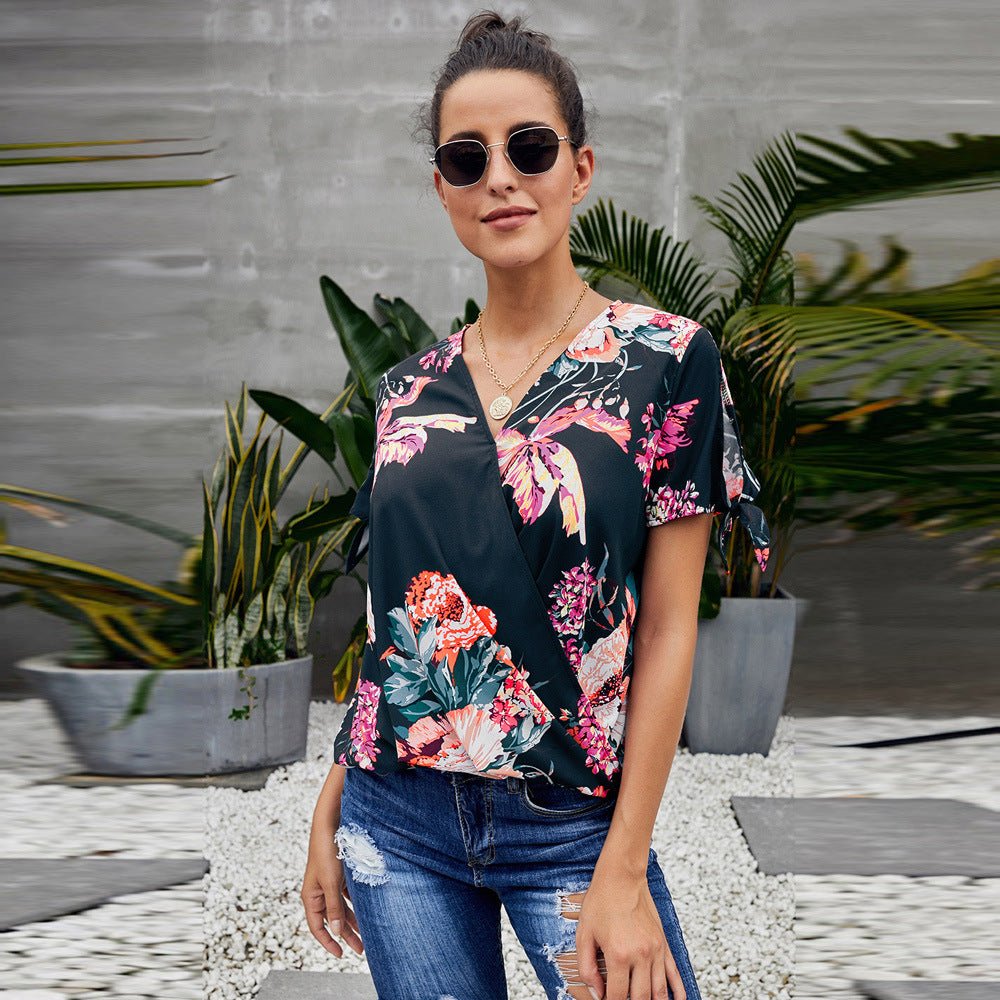 Lässiges Damen-Top mit V-Ausschnitt – Bequem und Stilvoll für Jeden Anlass {{ DaniFest }}