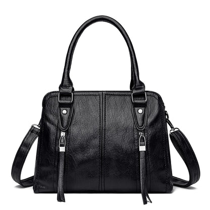 New Retro Fashion High Quality Leather Women&