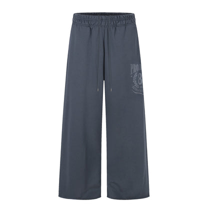 Loose straight leg sweatpants