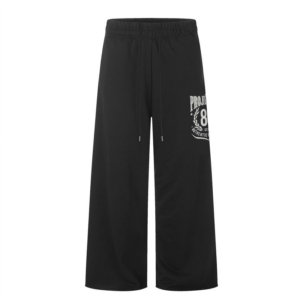 Loose straight leg sweatpants