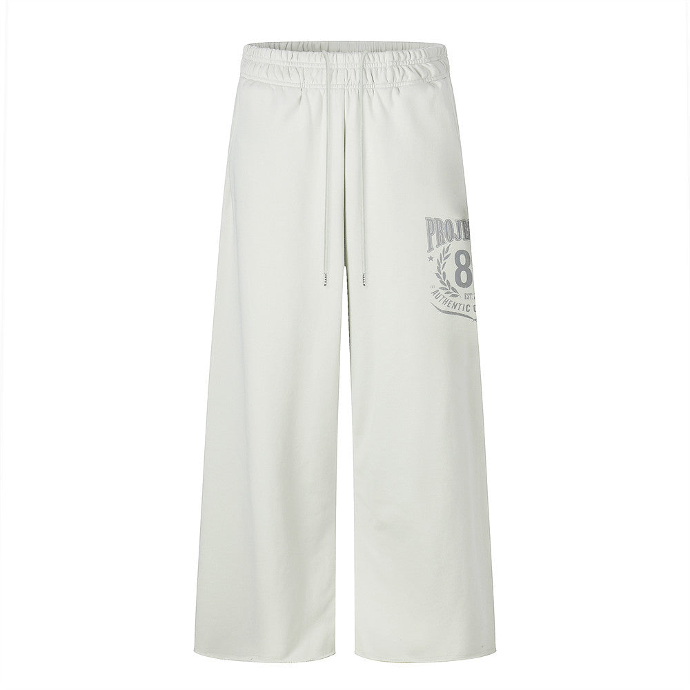 Loose straight leg sweatpants