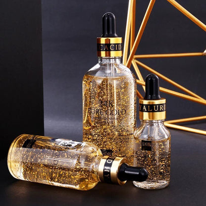 24K Gold Niacinamid Serum – Verpackungsdesign