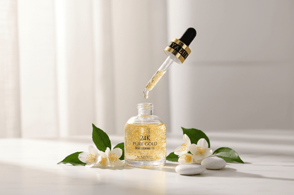 24K Gold Radiance Augenserum – Textur und Konsistenz