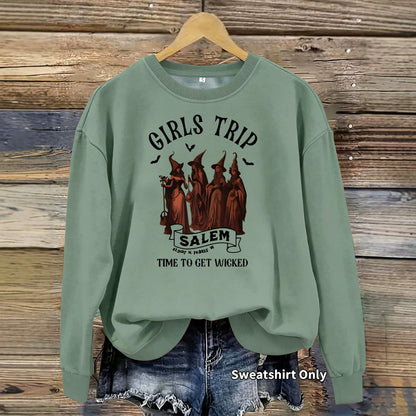 Printed casual long sleeved fleece hoodie