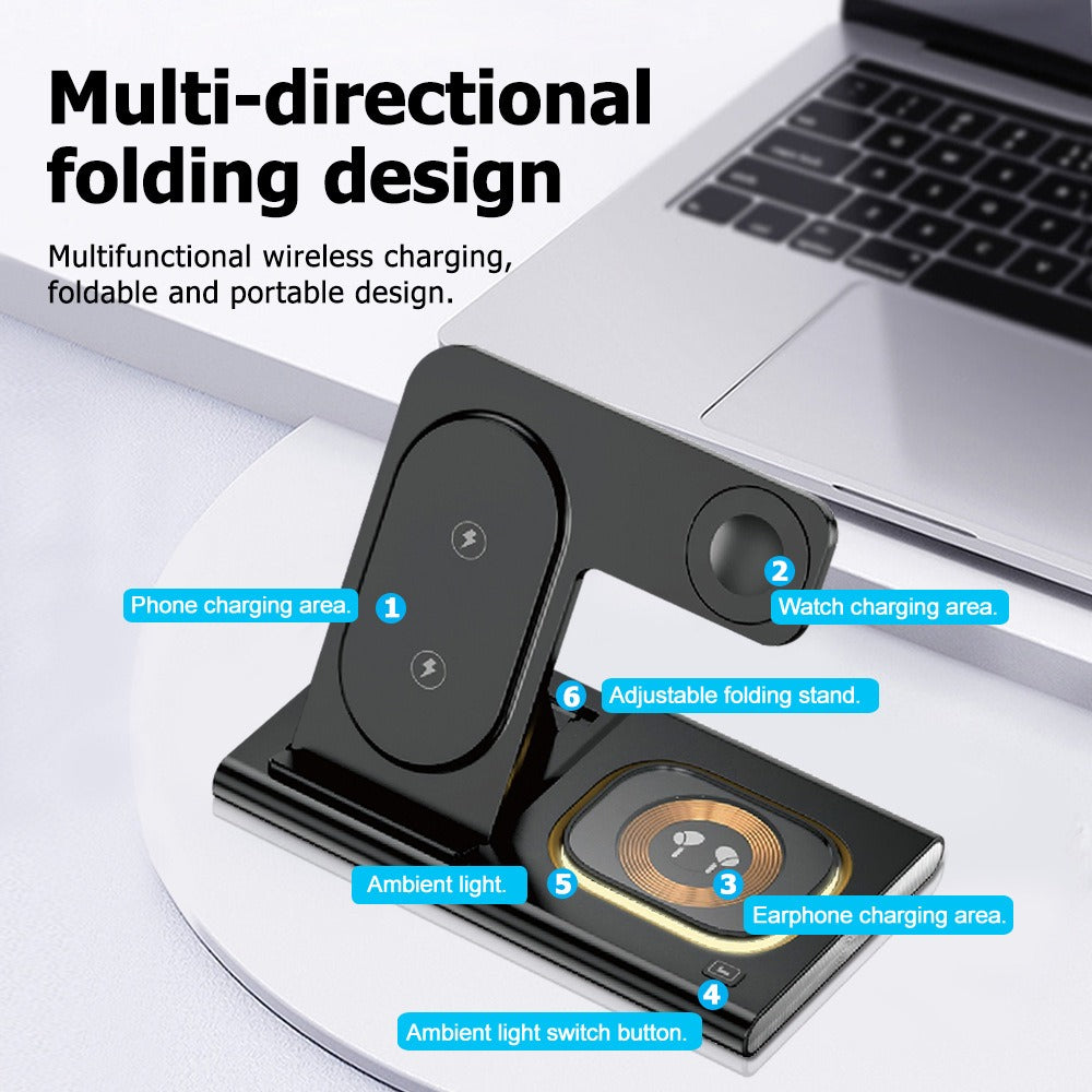 Magnetische 3-in-1 Ladestation 18 W