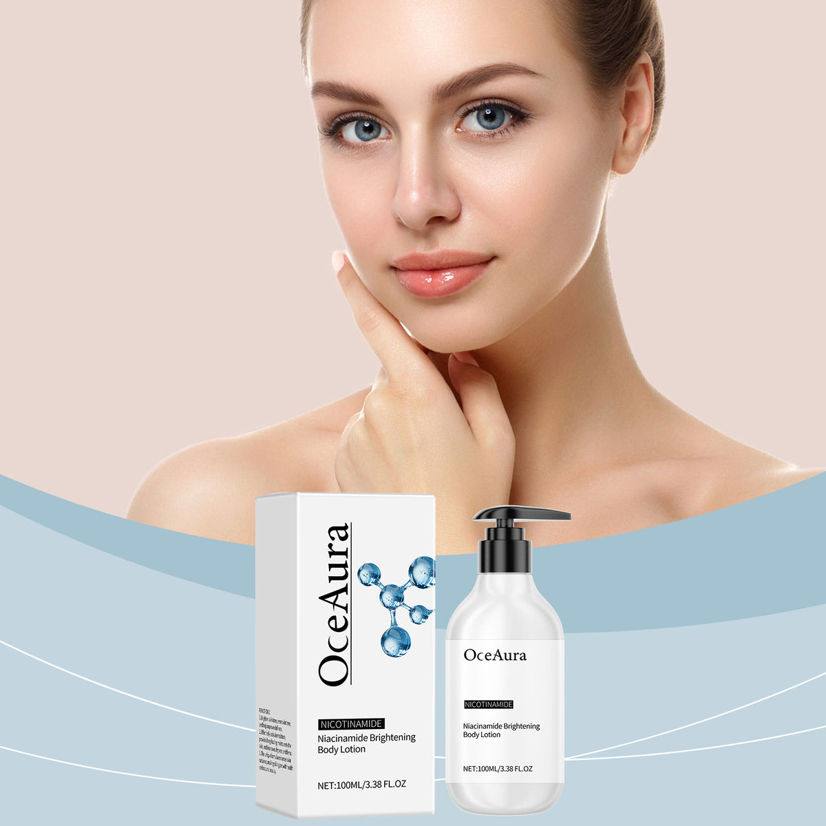 Niacinamide Body Lotion Gentle Hydrating Lotion Moisturizing And Soothing Dry Home Body Lotion