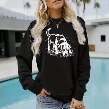 Bottom long sleeved fleece hoodie