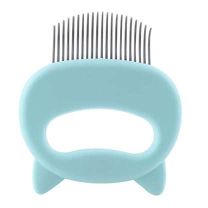 Pet Massage Brush Shell Shaped Handle Pet Grooming Massage Tool To Remove Loose Hairs Only For Cats New