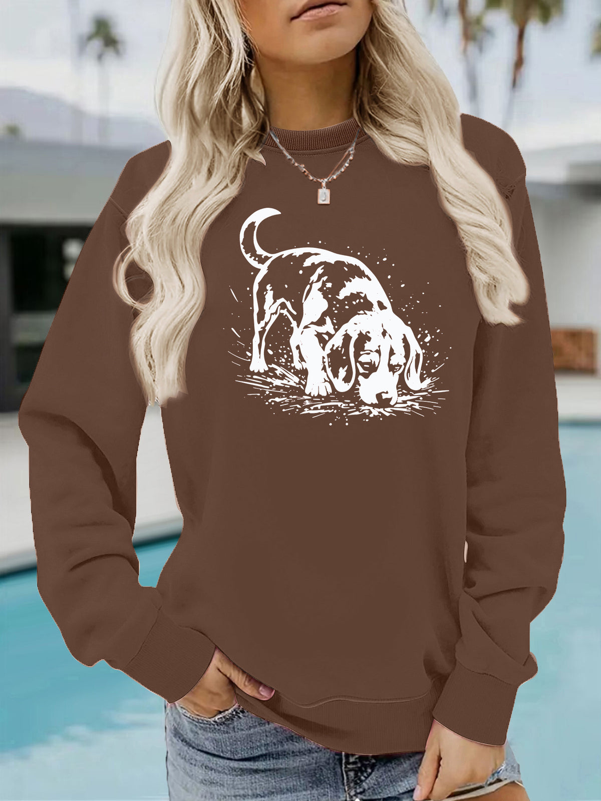 Bottom long sleeved fleece hoodie