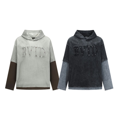 Fake two hoodies