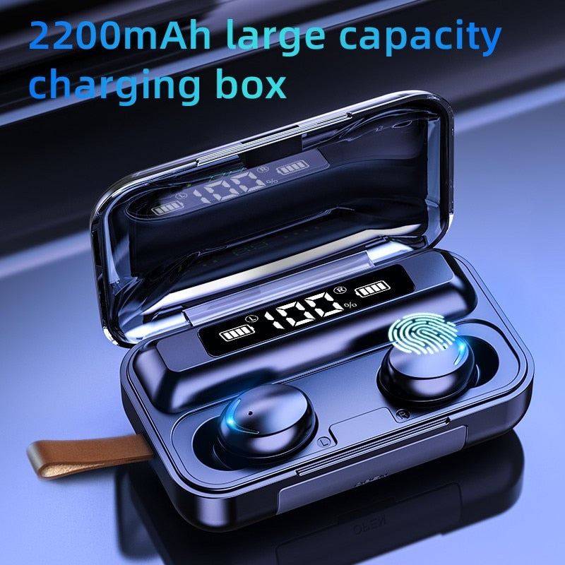 Bluetooth-Kopfhörer mit 2200-mAh-Ladebox