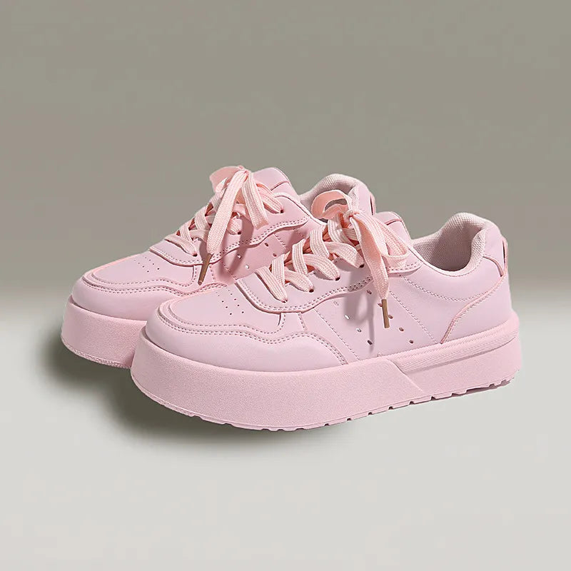 Damen Plateau-Sneaker zum Schnüren