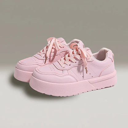 Lace Up Platform Athletic Sneakers