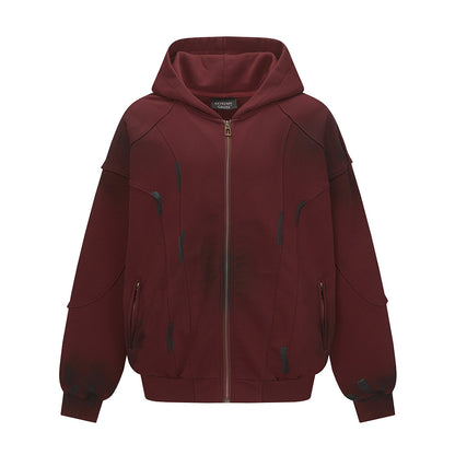 Splashing ink on dirty hoodies