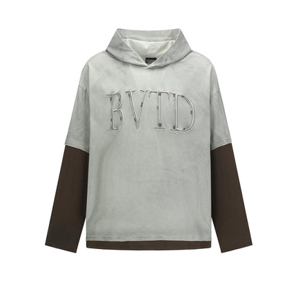 Fake two hoodies