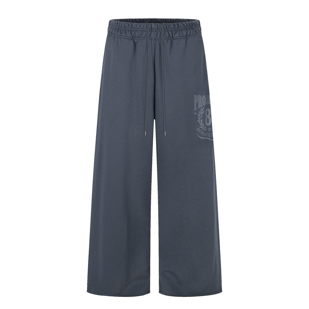 Loose straight leg sweatpants