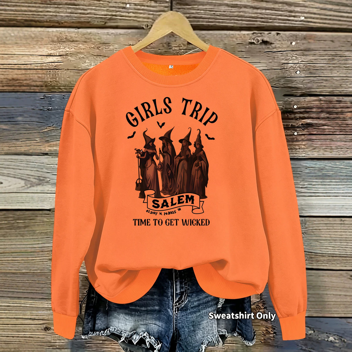 Printed casual long sleeved fleece hoodie