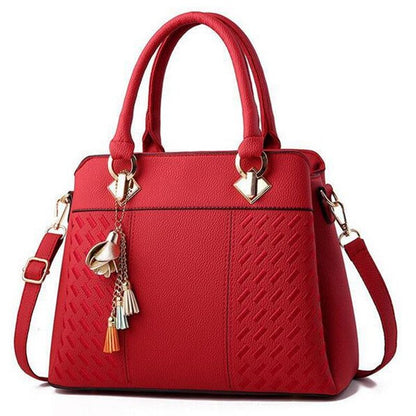 LKEEP Famous Designer Brand Bags Women Leather Handbags Luxury Ladies Hand Bags Purse Fashion Shoulder Bags