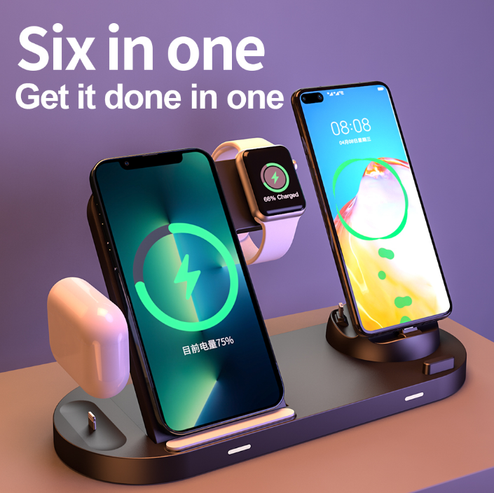 Faltbarer 3-in-1 Wireless Charger
