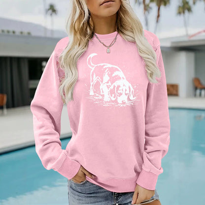 Bottom long sleeved fleece hoodie