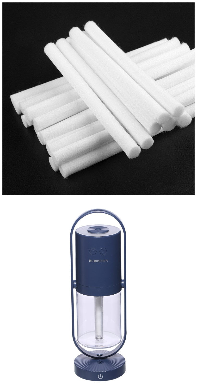 Ultraschall-Luftbefeuchter 200 ml – Leiser Aroma Diffuser mit LED-Licht, Nebelverteiler für Zuhause, Büro &amp; Schlafzimmer {{ DaniFest }}