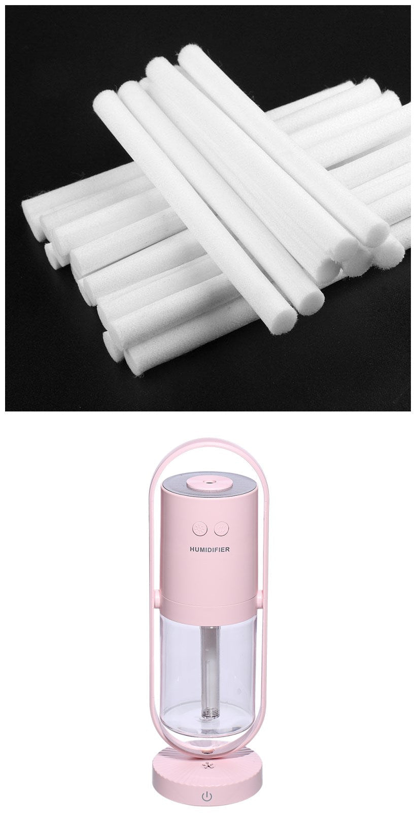 Ultraschall-Luftbefeuchter 200 ml – Leiser Aroma Diffuser mit LED-Licht, Nebelverteiler für Zuhause, Büro &amp; Schlafzimmer {{ DaniFest }}