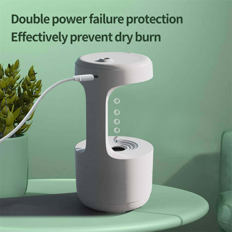 Anti-Schwerkraft Luftbefeuchter mit LED – Ultrasonic Aroma Diffuser fürs Schlafzimmer, Leise &amp; Modern {{ DaniFest }}