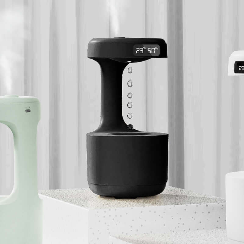 Anti-Schwerkraft Luftbefeuchter mit LED – Ultrasonic Aroma Diffuser fürs Schlafzimmer, Leise &amp; Modern {{ DaniFest }}