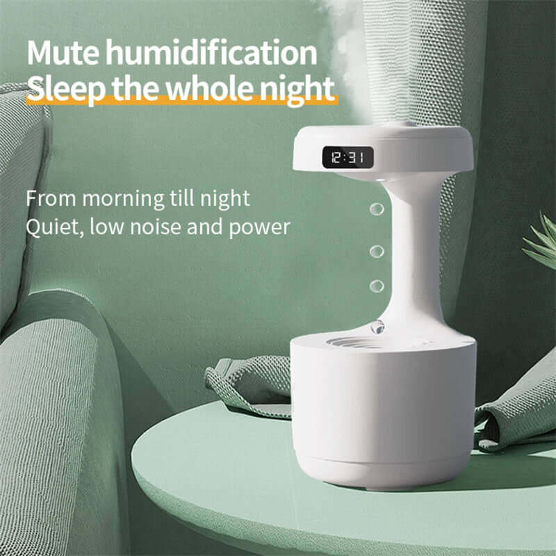 Anti-Schwerkraft Luftbefeuchter mit LED – Ultrasonic Aroma Diffuser fürs Schlafzimmer, Leise &amp; Modern {{ DaniFest }}
