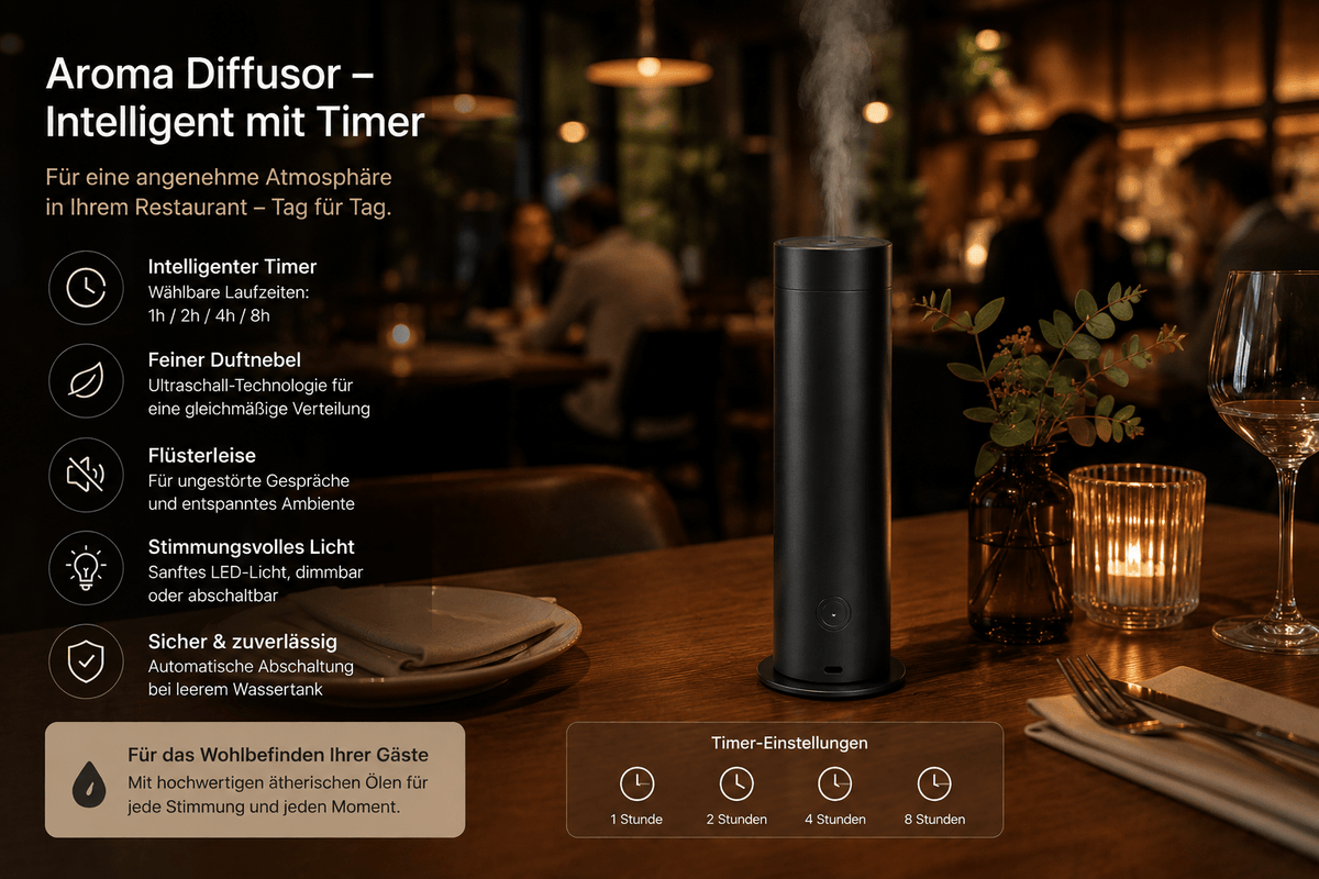 Aroma Diffusor – Intelligent mit Timer