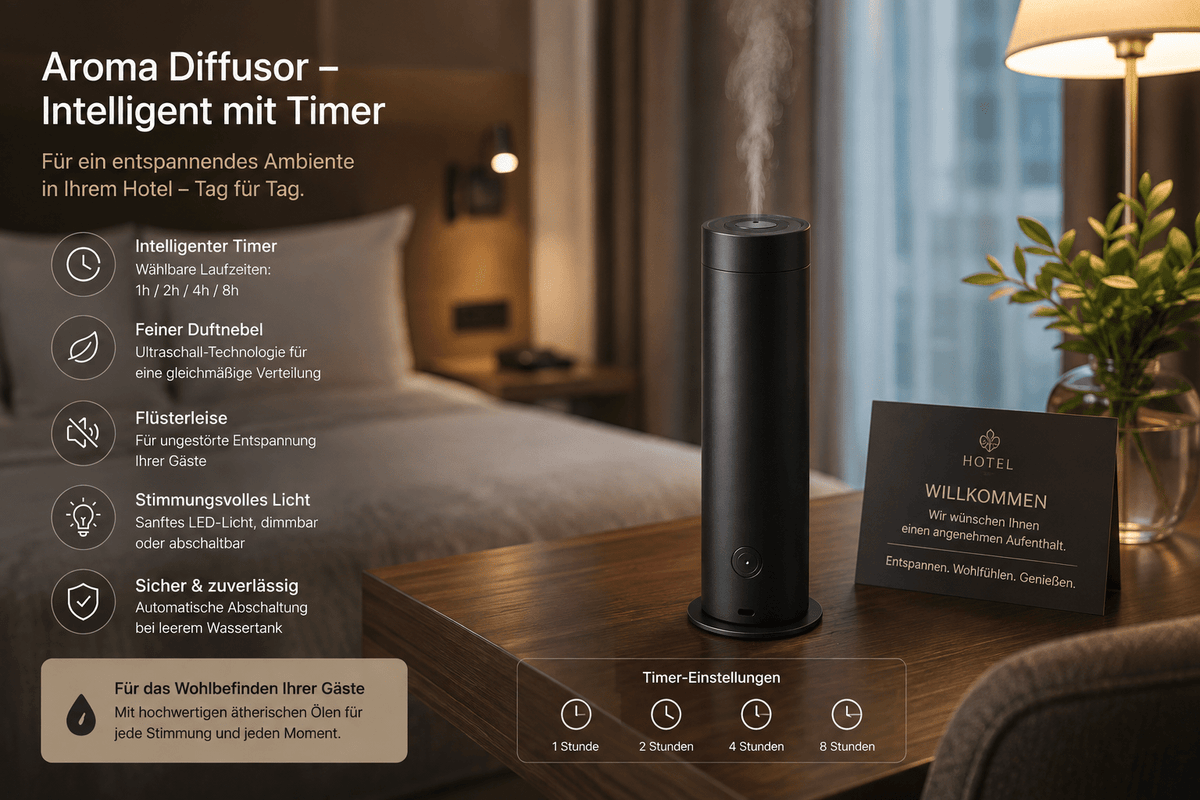 Aroma Diffusor – Intelligent mit Timer