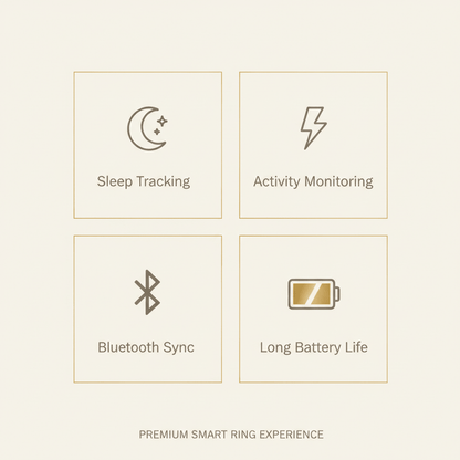 Smarter Bluetooth-Ring R5 in Gold, Ansicht 6