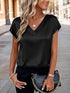 Business-Top mit V-Ausschnitt – Elegantes Casual Damen-Top {{ Stilwerk }}