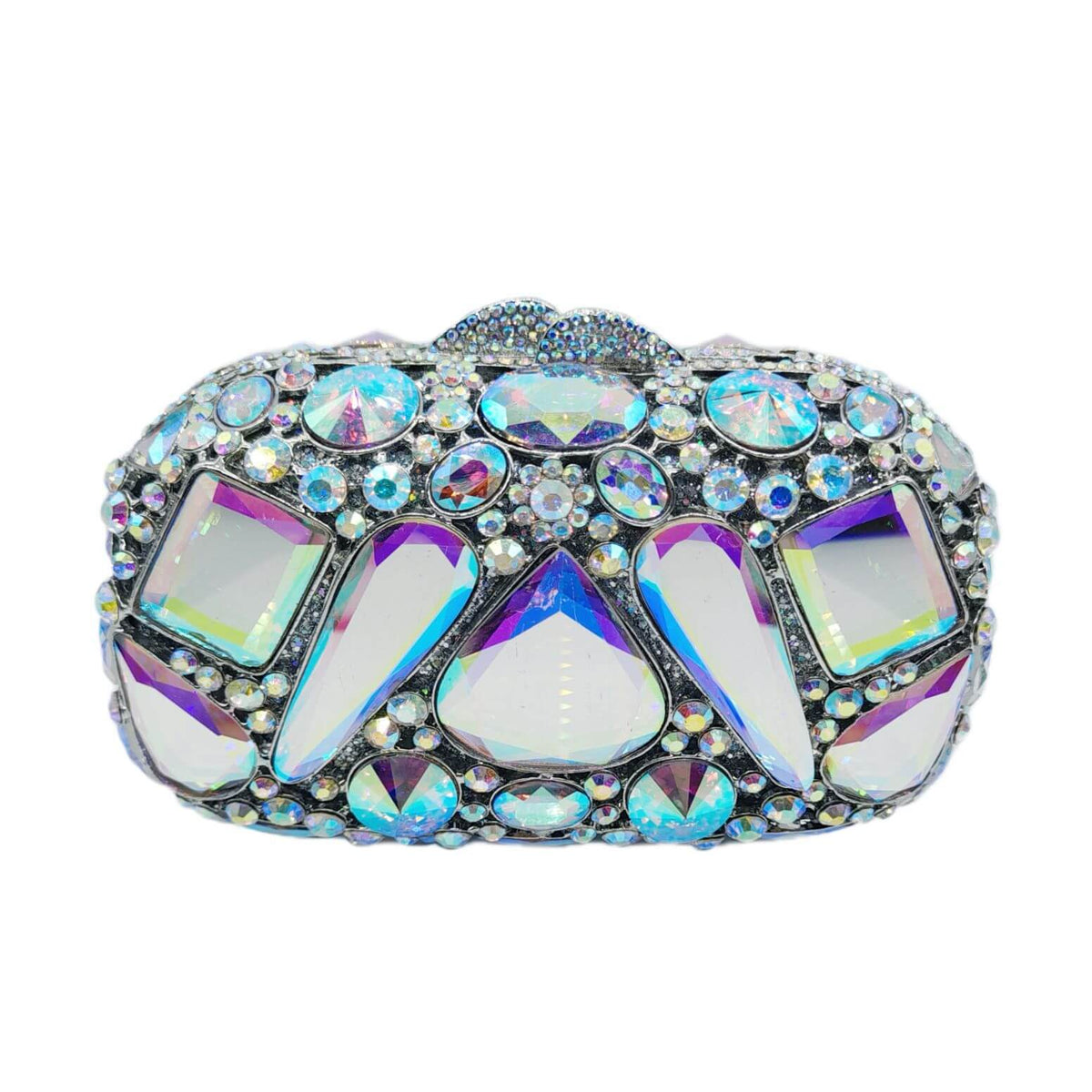 Damen Abendtasche Clutch – Luxuriöse Tropfenform mit Glassteinen, Elegante Handtasche für Events {{ DaniFest }}