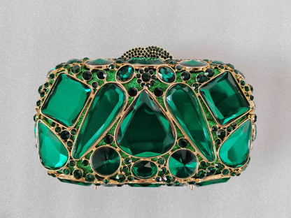 Damen Abendtasche Clutch – Luxuriöse Tropfenform mit Glassteinen, Elegante Handtasche für Events {{ DaniFest }}