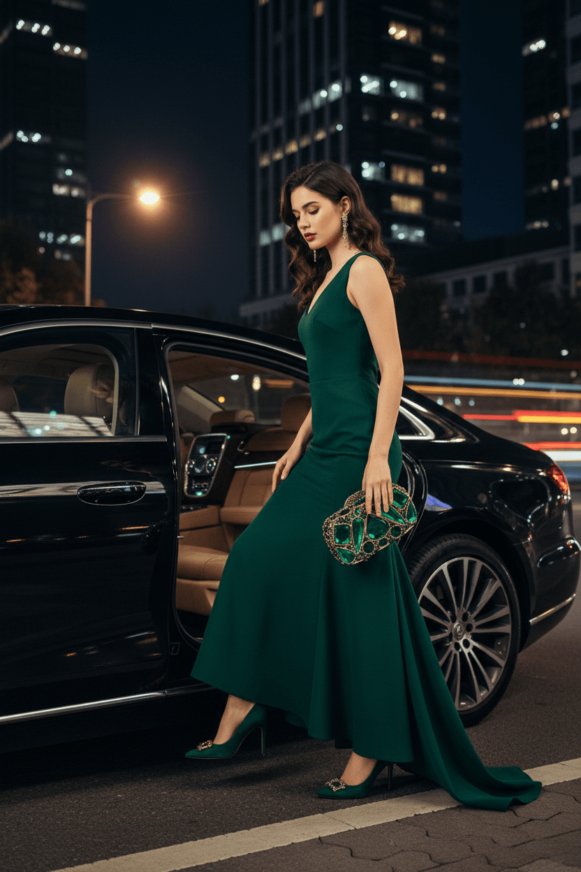 Damen Abendtasche Clutch – Luxuriöse Tropfenform mit Glassteinen, Elegante Handtasche für Events {{ DaniFest }}