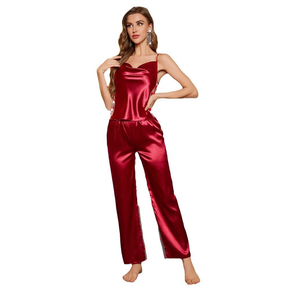 Elegantes Damen Loungewear Set mit Mesh-Details – Gemütliches 2-teiliges Pyjama-Set {{ DaniFest }}