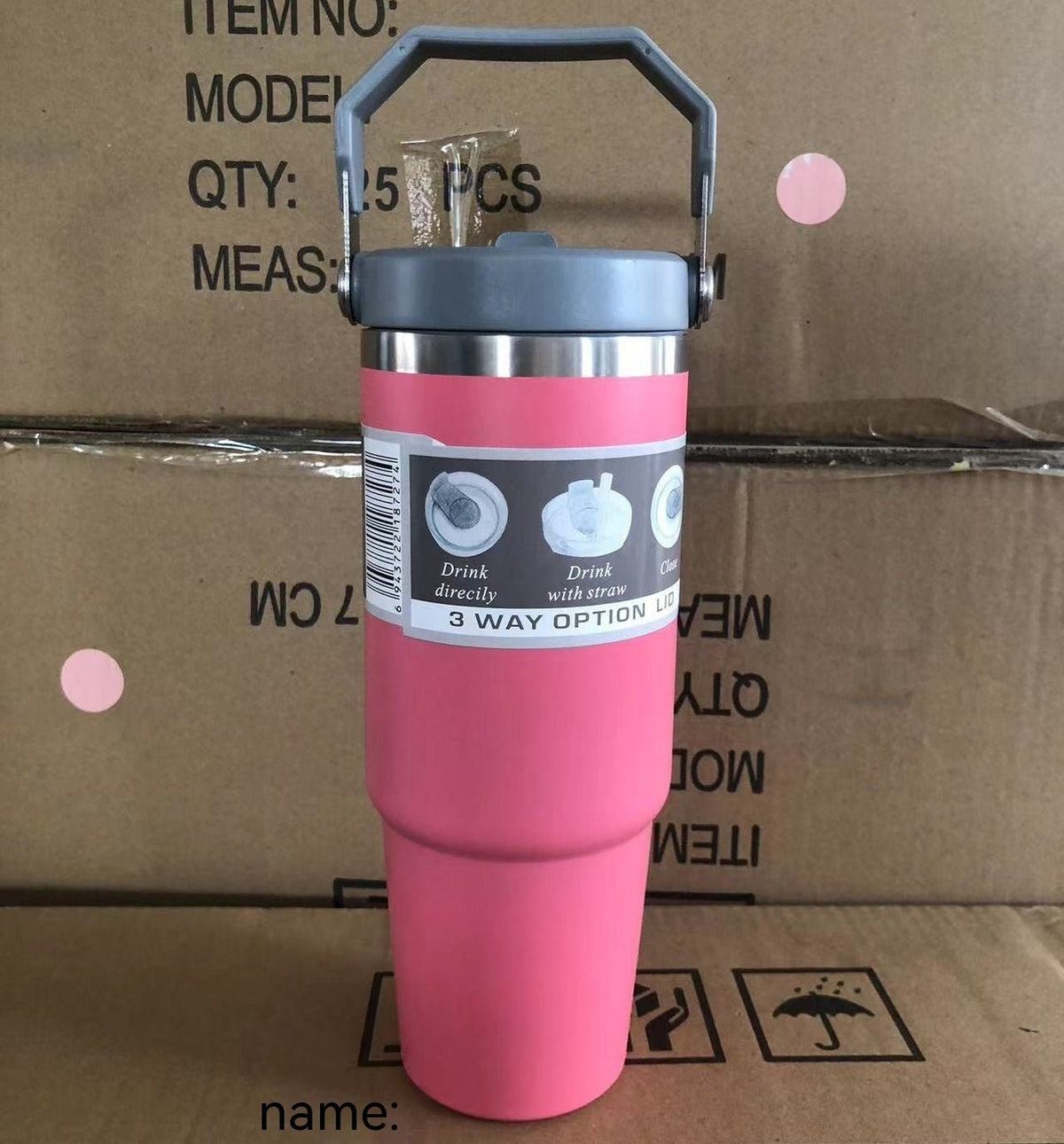 Edelstahl Trinkflasche mit Griff – Dein stilvoller Begleiter für aktive Abenteuer {{ DaniFest }}