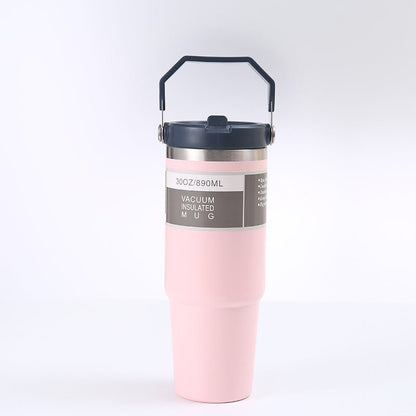 Edelstahl Trinkflasche mit Griff – Dein stilvoller Begleiter für aktive Abenteuer {{ DaniFest }}