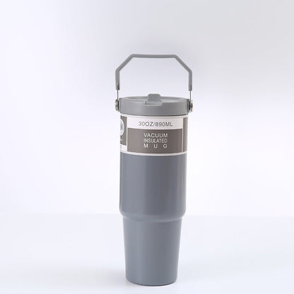 Edelstahl Trinkflasche mit Griff – Dein stilvoller Begleiter für aktive Abenteuer {{ DaniFest }}