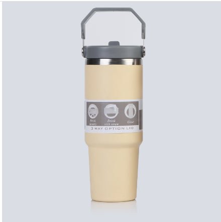 Edelstahl Trinkflasche mit Griff – Dein stilvoller Begleiter für aktive Abenteuer {{ DaniFest }}