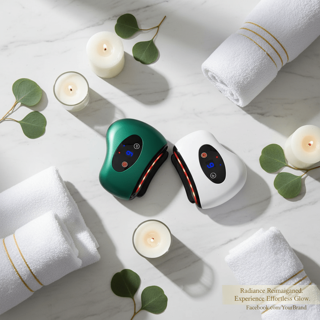 Gua Sha Stein Massagegerät: Elektrisch mit Wärme &amp; Vibration {{ DaniFest }}